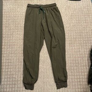Olive green joggers